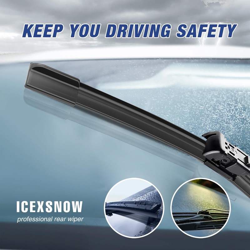 ICEXSNOW 26"+20" Water Repellet Windshield Wiper Blades Replacement for VOLVO