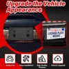 Heavy-Duty ABS Front License Plate Bracket – License Plate Holder