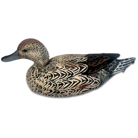 Floating Dummy Duck Fake Duck Model EVA Simulated Duck Decoy for Hunting Traning Waterfowl Retriever(Brown Floating Duck)