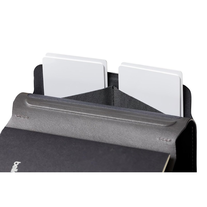 Bellroy Notebook Cover (Leather Folio for Notebook) - Black