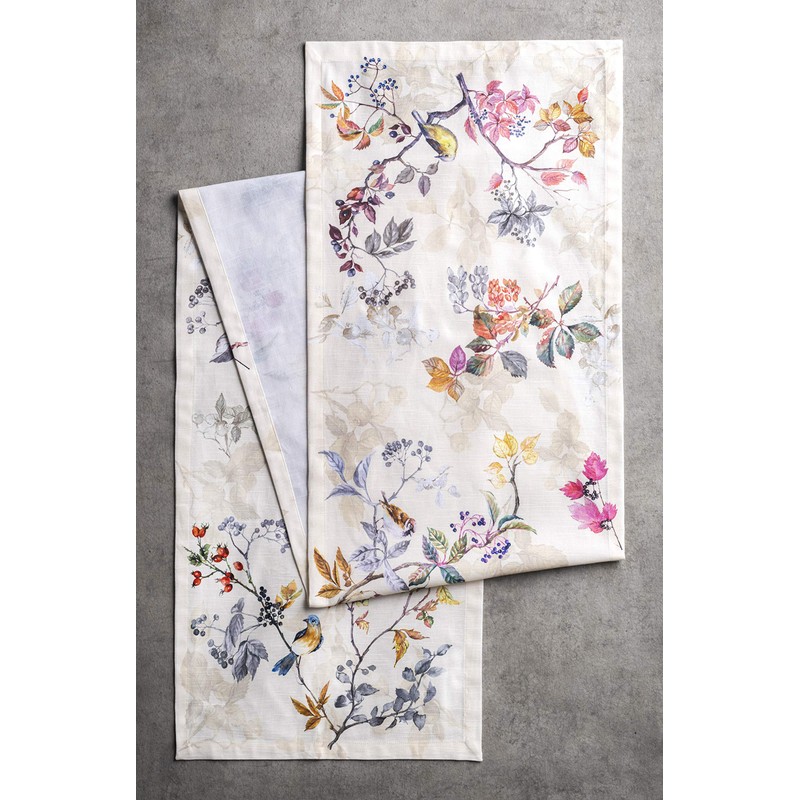 Maison d' Hermine Equinoxe - Beige 100% Cotton Table Runner