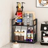 Giikin Countertop Organizer, 2 Tier Coffee Station Organizer for Desktop,
