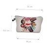 Baluue 3pcs Cosmetic Bag Dacron Printing Design Small Pouch Makeup