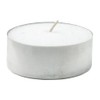 Wertpack Maxi Tealights Aluminium and Wax White/Silver 60 mm Diameter