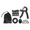 Hand Grip Strengthener Kit Elastic Silicone Skin Friendly Portable Forearm