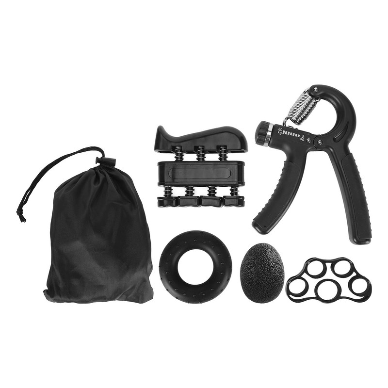 Hand Grip Strengthener Kit Elastic Silicone Skin Friendly Portable Forearm