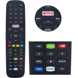 Universal Remote Control for Polaroid 4K UHD LED LCD Smart TVs
