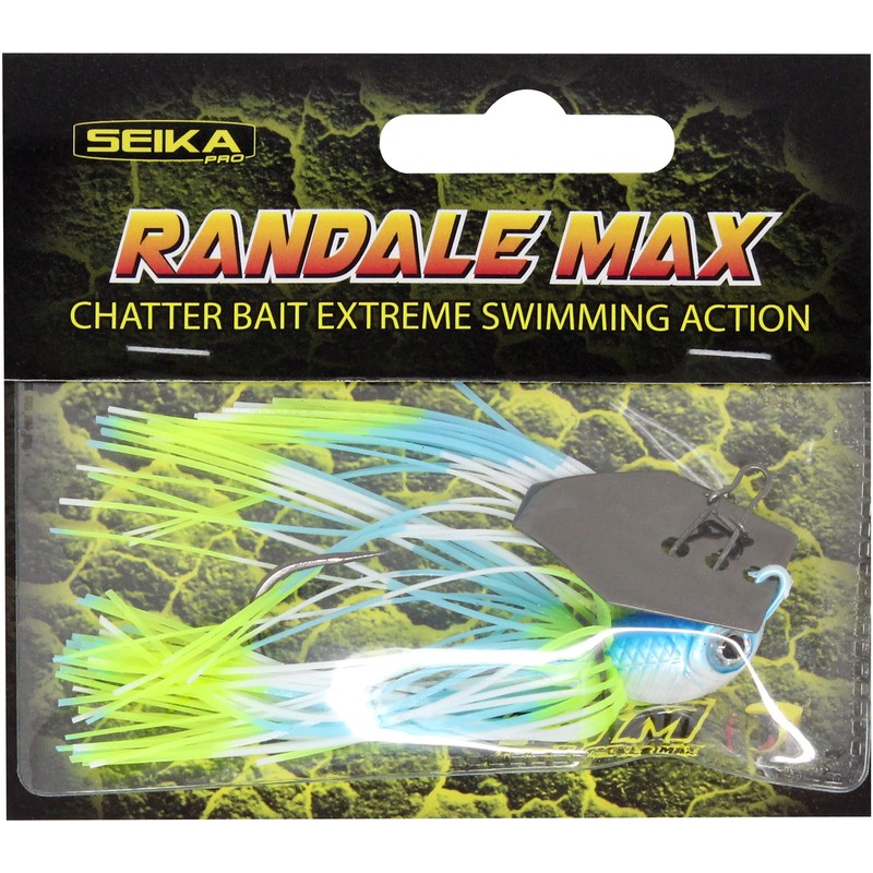 FTM Randale Max Chatterbaits 21g / Blue/White/Green Seika Pro by