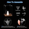 QUARKZMAN Acrylic Display Case, 8 x 6 x 8 Inch
