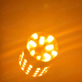 AUIMSOCO For Toyota Tacoma 2016-2023 7443 T20 Amber LED Rear Turn Signal Light Blinker