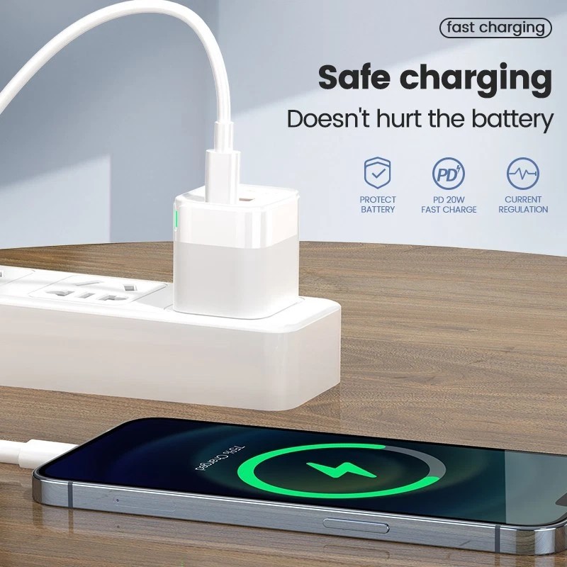 Jellico 20W Fast USB-C PD Wall Home Charger for Cricket