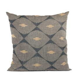 Plutus Brands Blue Plutus Cubes Diamond Luxury Throw Pillow 16 in x 16in, Double Sided 16" x 16"