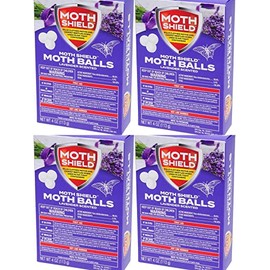 Moth balls Moth Shield 4Oz Pack (Lavender Scent, 4)