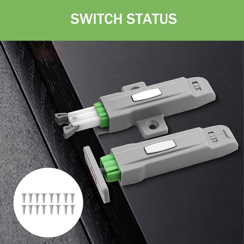 Push to Open Door Catches 4 Pack Self Closing Push