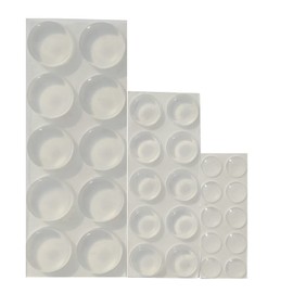 HotKrump Trstopper Wand Transparent Selbstklebend,Trstopper Wand Selbstklebend,Trklinkenpuffer Boden 30 Stck hochwertige,rgriff Schutz - Wandschutz Trpuffer & Trgriff Puffer