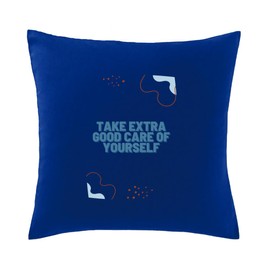 Hippowarehouse take extra good care of yourself Printed bedroom accessory cushion cover case 41x41cm