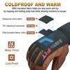 Intra-FIT Deerskin Ski Gloves for Men Women, Winter Cold Weather