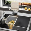 yikinb Movable Kitchen Sink Strainer, Large Opening Sink Strainer,Collapsible Rag