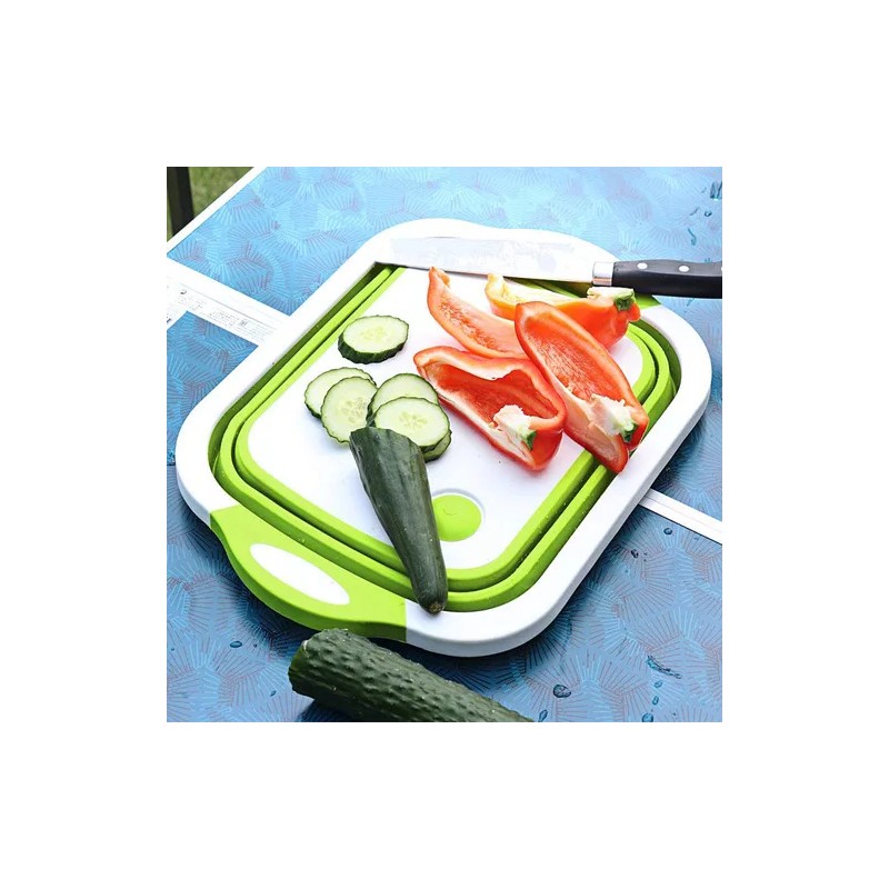 Aquila Tabla Para Picar Bco/verde Aquila - Tp3571 Color Verde