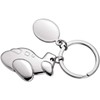 SILBERKANNE Aeroplane Keyring with Chip for Shopping Trolley 10 x