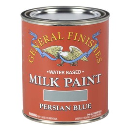 General Finishes Water Based Milk Paint, 1 Quart, Persian Blue