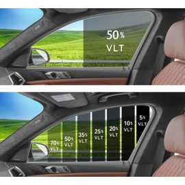 AUTOTEK Precut Windows Tint Film All Sides Cars Sun Blocking Protection Privacy Anti Shatter Glass 2 Ply Film Any Tint Shade kit for Nissan Versa Sedan 2012-2019
