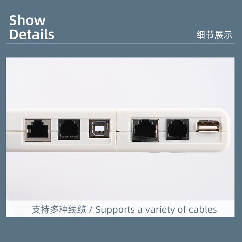 Multifunctiona Network Cable Tester 4in1 Remote USB BNC Rj11 Rj45