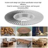 Wood Carving Disc Shaping Wheel 125mm Tungsten Carbide Accessory for