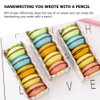 Operitacx 4 Boxes Macaron Erasers Cute Erasers Mini Colourful Erasers
