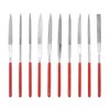 Samcos Diamond File Set, Set of 10, Stainless Steel, Polishing,