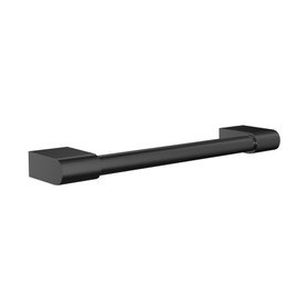 Emco Flow Bath Handle 300 mm in Black for Bathroom - Grab Bar for Bathroom Safety - Easy Wall Mounting of Safety Handle