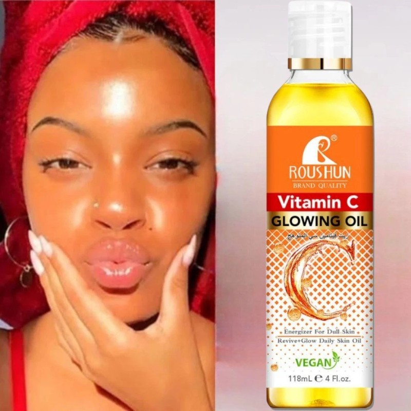 Roushun Vitamin C Moisturizing oil Skin Brightening for Face &