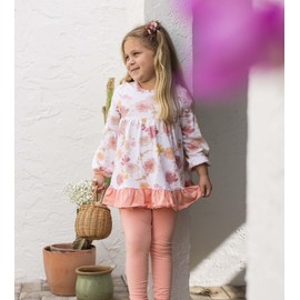 Burt's Bees Baby - Baby Girls Top and Pant Set, Tunic and Leggings Bundle, 100% Organic Cotton