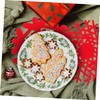 Ciieeo 4pcs Christmas Snowflake Coasters Insulated Desktop Cup Mats for