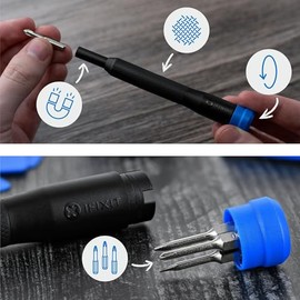 Kit de destornilladores Moray de iFixit - 32 puntas de precisin para smartphones, consolas de juegos y reparacin de pequeos aparatos electrnicos      