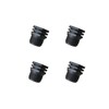 PP Threaded Plug Black PN10 Fittings Male Thread Plug 3/4