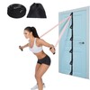 1Pcs Black Heavy Duty Multi-Loop Door Anchor for Resistance Bands,