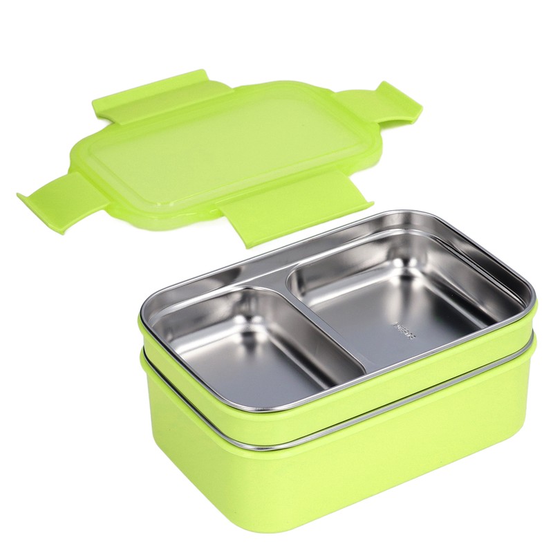 304 Stainless Steel Electric Lunch Box Double Layer Insulated Lunch