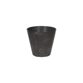 Novelty 34088 Cali Round Planter, 8-Inch, Black