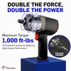 LE LEMATEC 1/2" Air Impact Wrench, High Torque 1000 ft-lbs,