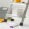 NOLITOY 4 Pcs Folding Ladder Feet Covers, Extenstion Ladder Non-Skid