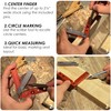 SUNLFPROD Mini Square Woodworking Center Finder 90 Degree Small Square