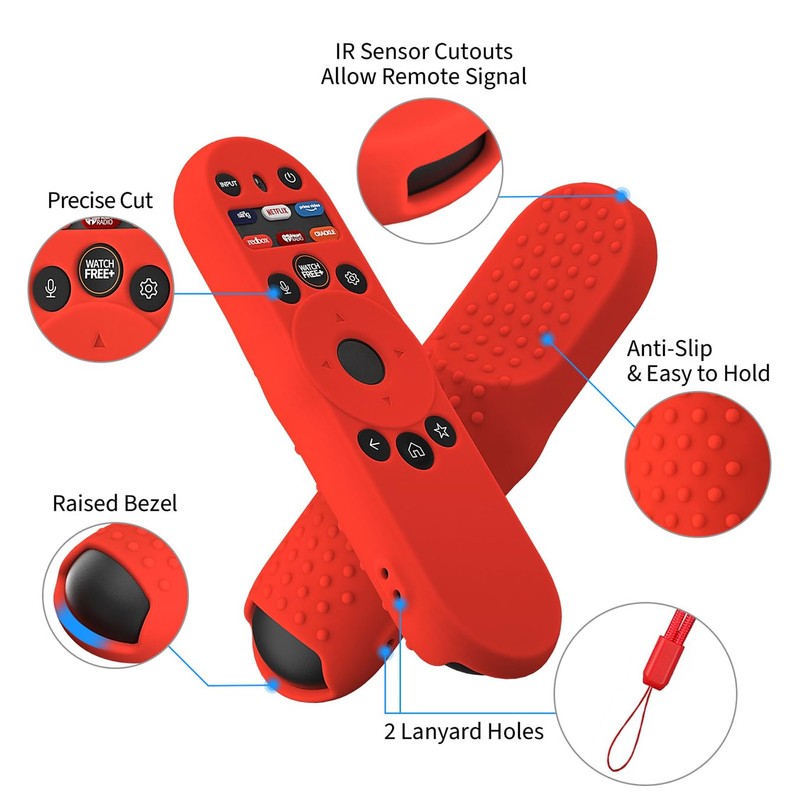 Hi Color Remote Cover for Vizio TV Remote XRT270 Smart