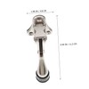 Adjustable Kickdown Door Stopper - Zinc Alloy Foot Operated Door