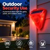 Solar Motion Sensor Alarm for Outdoor Animal Deterrence – 130dB