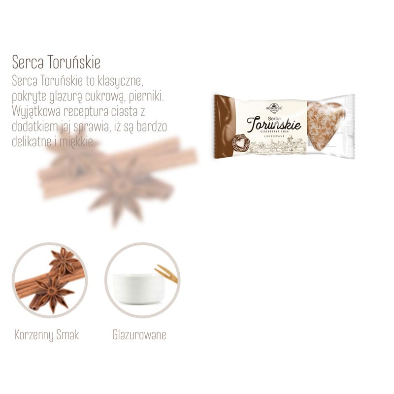 KOPERNIK PIERNIKI TORUNSKIE ICED HEARTS 3 pack x 120 g.