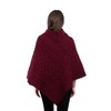 ARAN ISLE Ladies Poncho 100% Virgin Wool Aran Cable Knit