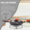 Angoily Wok Ring Rack Stainless Steel Double Layer Wok Pot