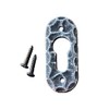UHRIG 2 x oval rosette for PZ lock, key escutcheon