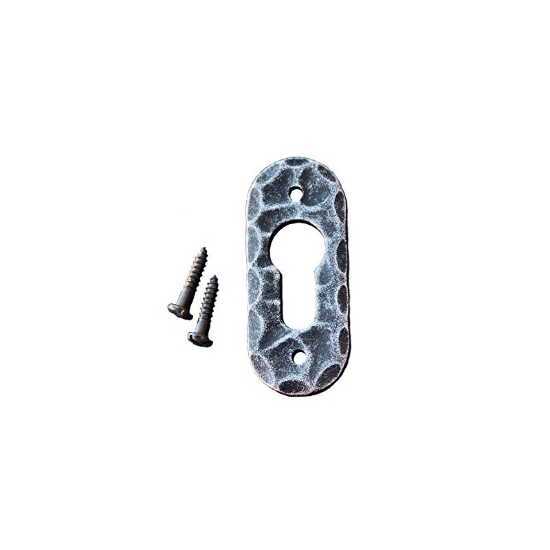 UHRIG 2 x oval rosette for PZ lock, key escutcheon